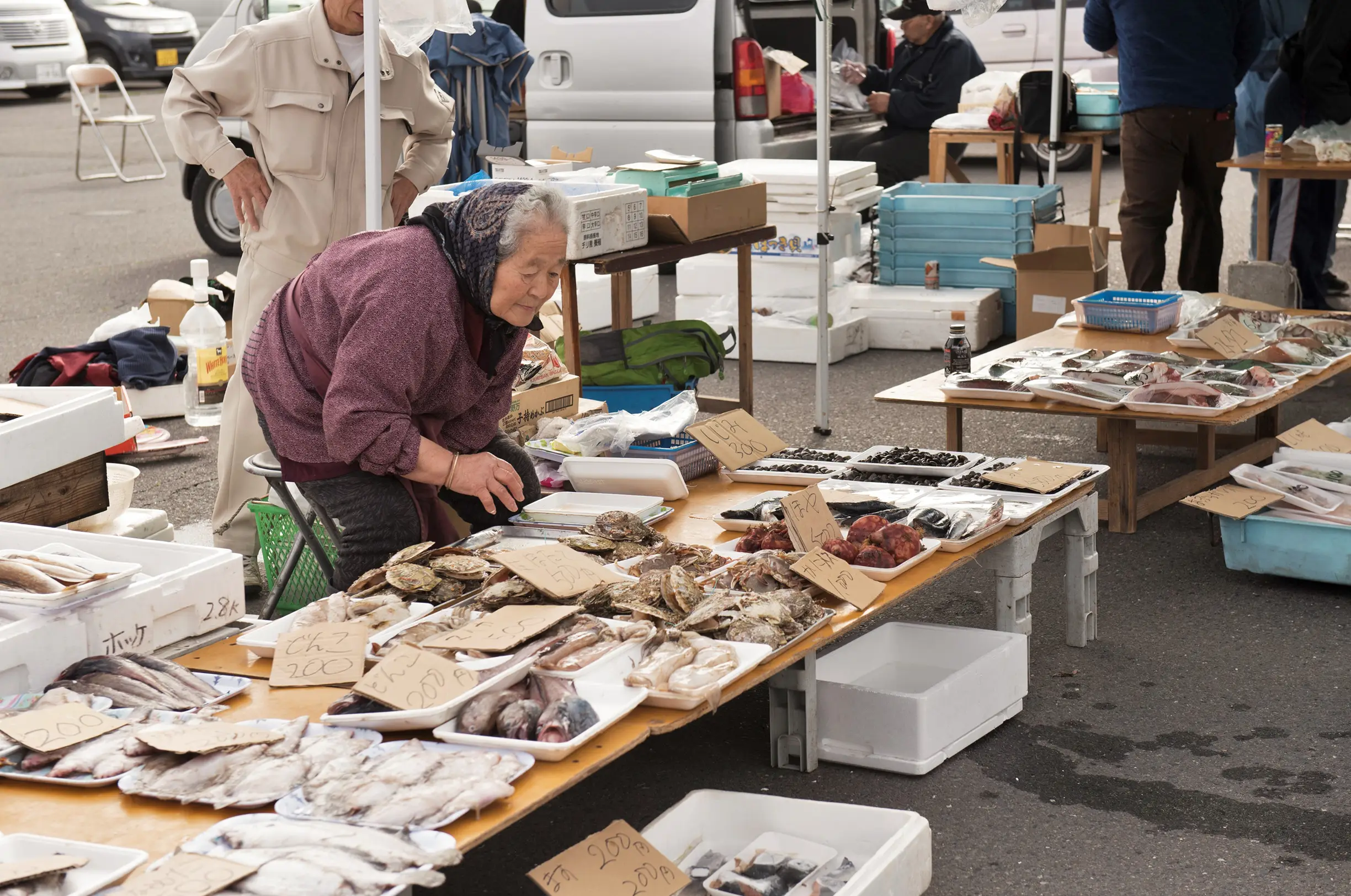 写真：魚市場