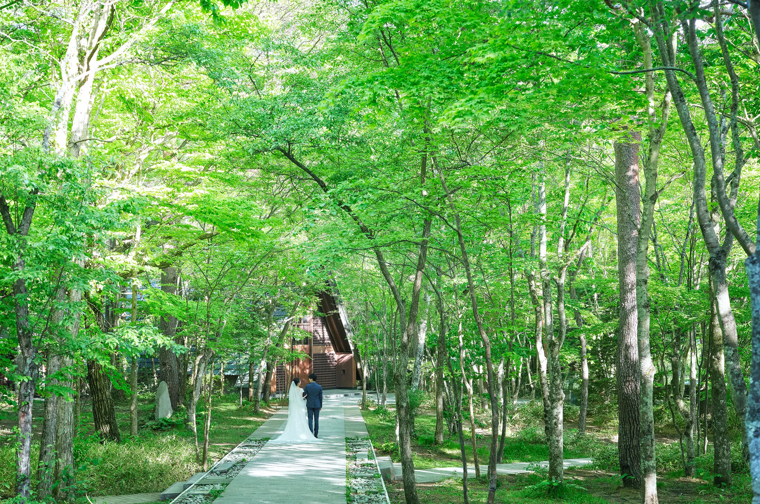 写真:軽井沢ホテルブレストンコートでの撮影