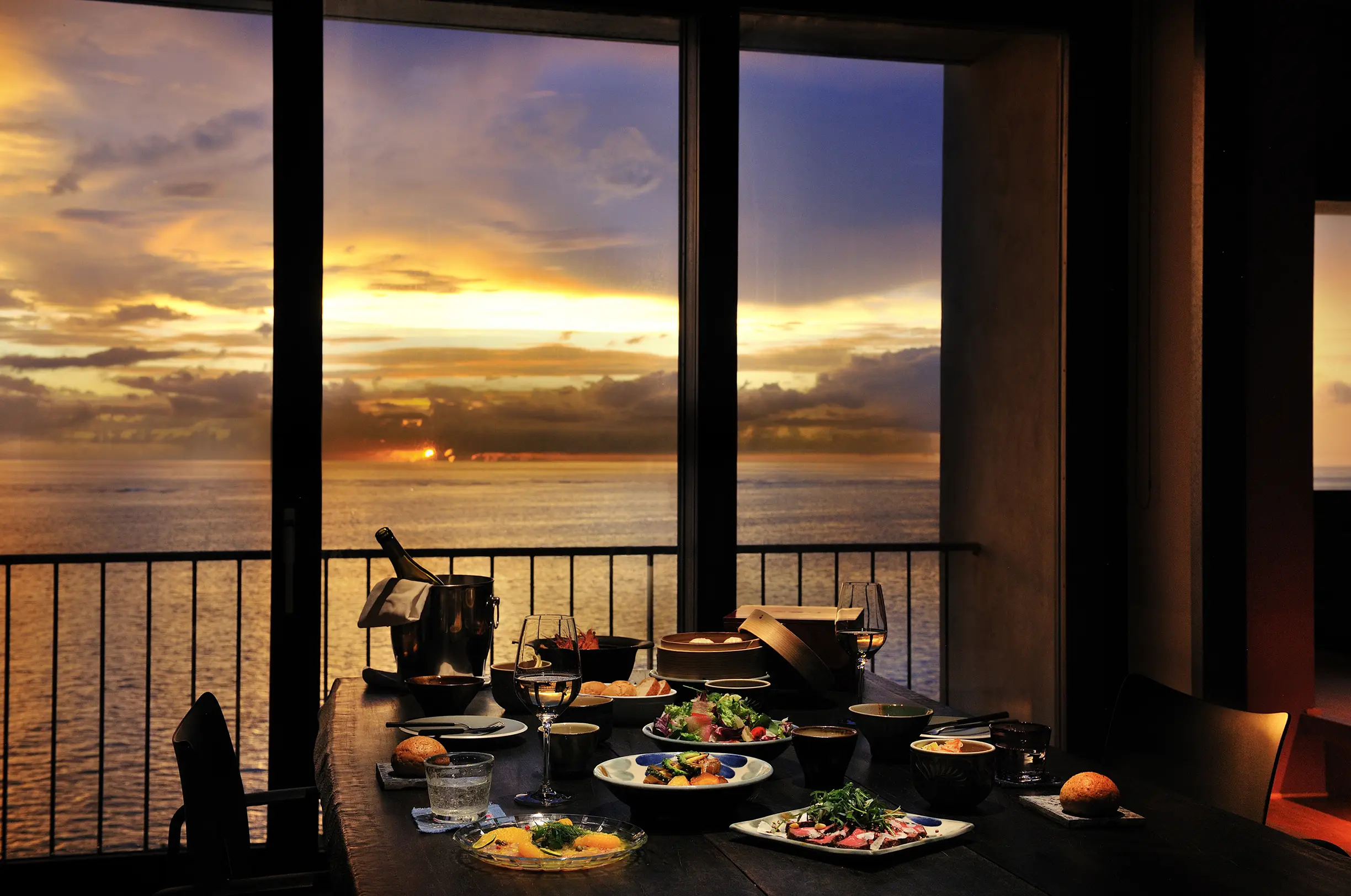 写真：部屋からの海の眺め