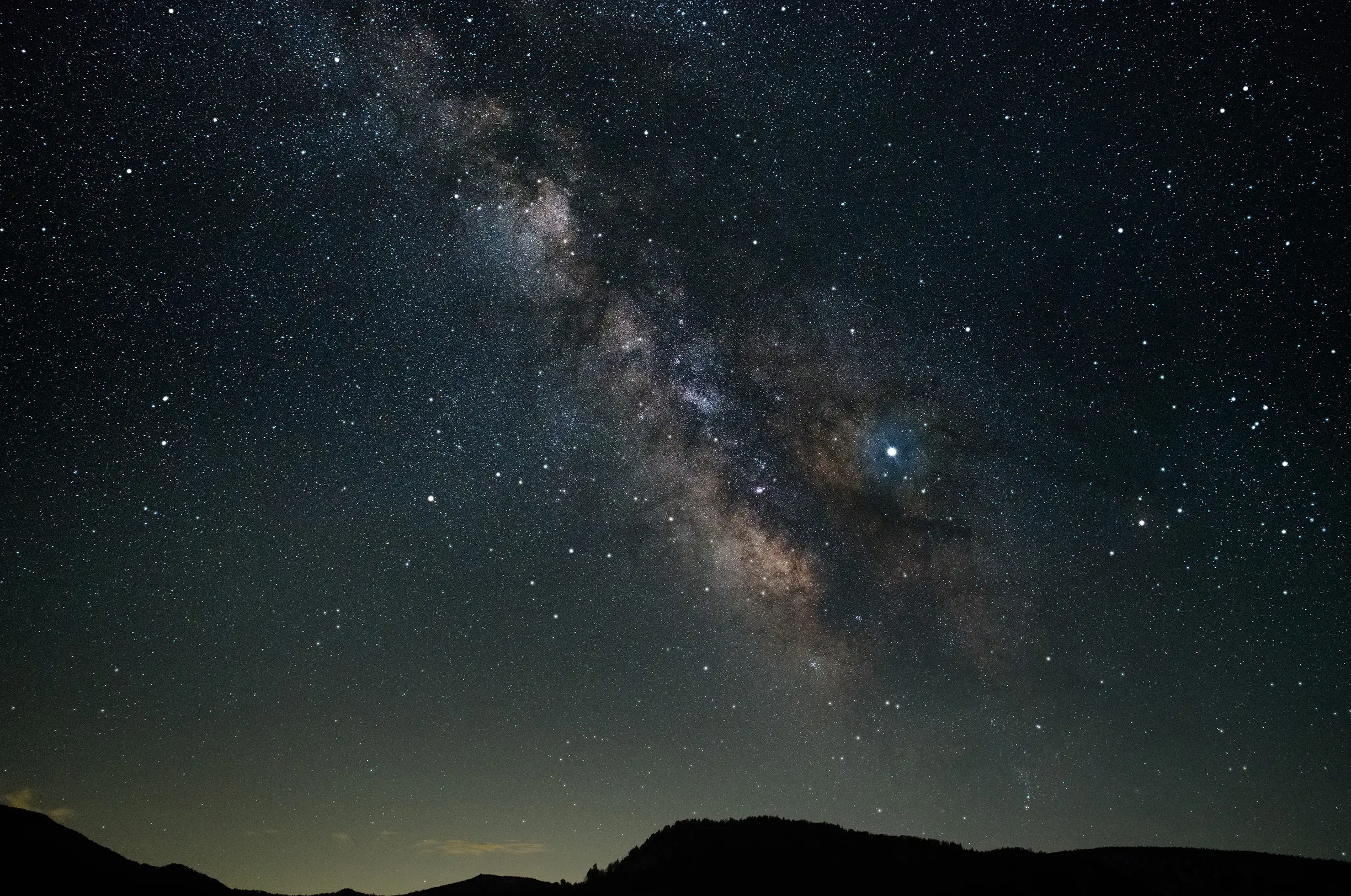 写真：尾瀬の星空