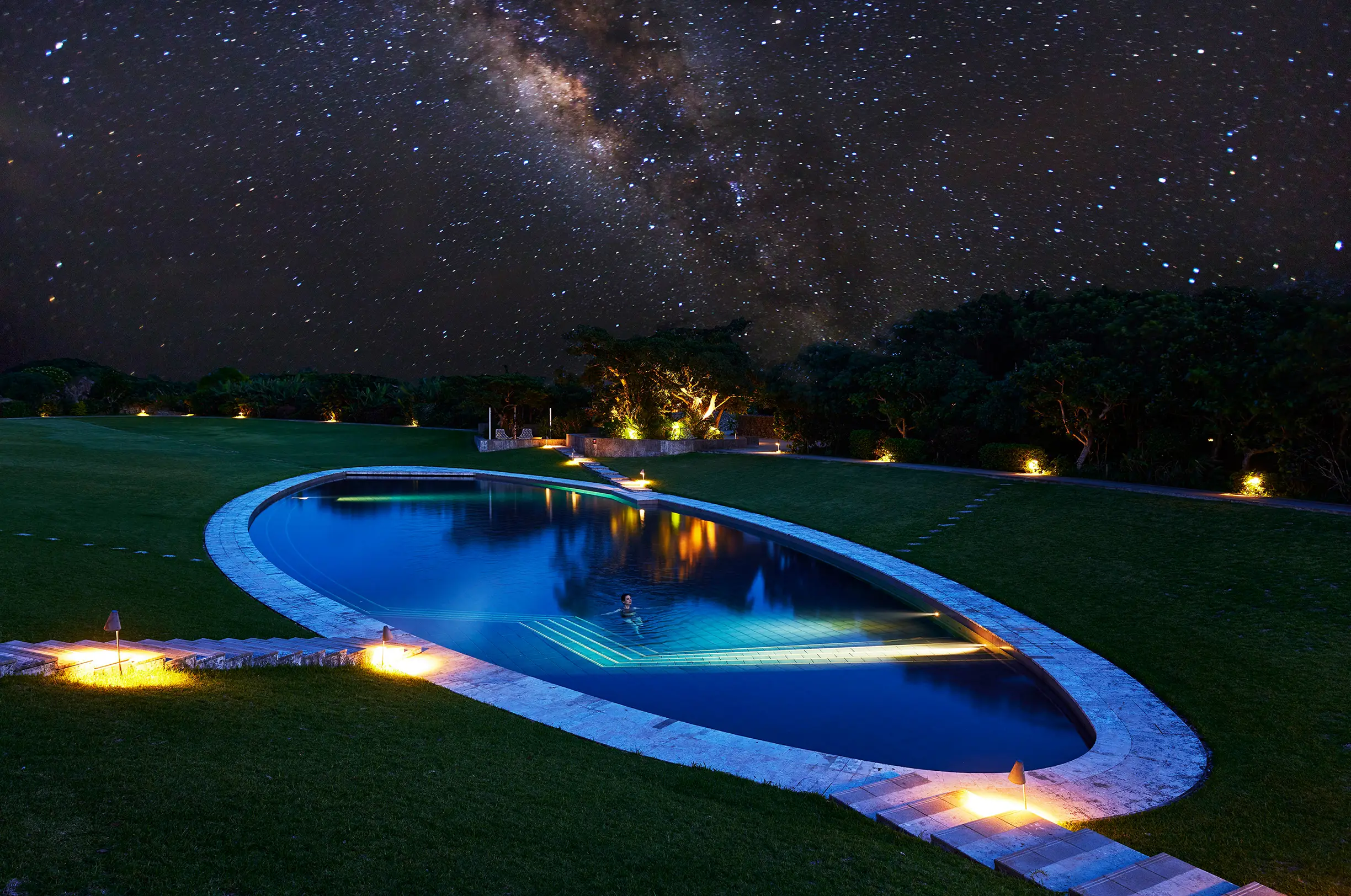 写真：竹富島のプール