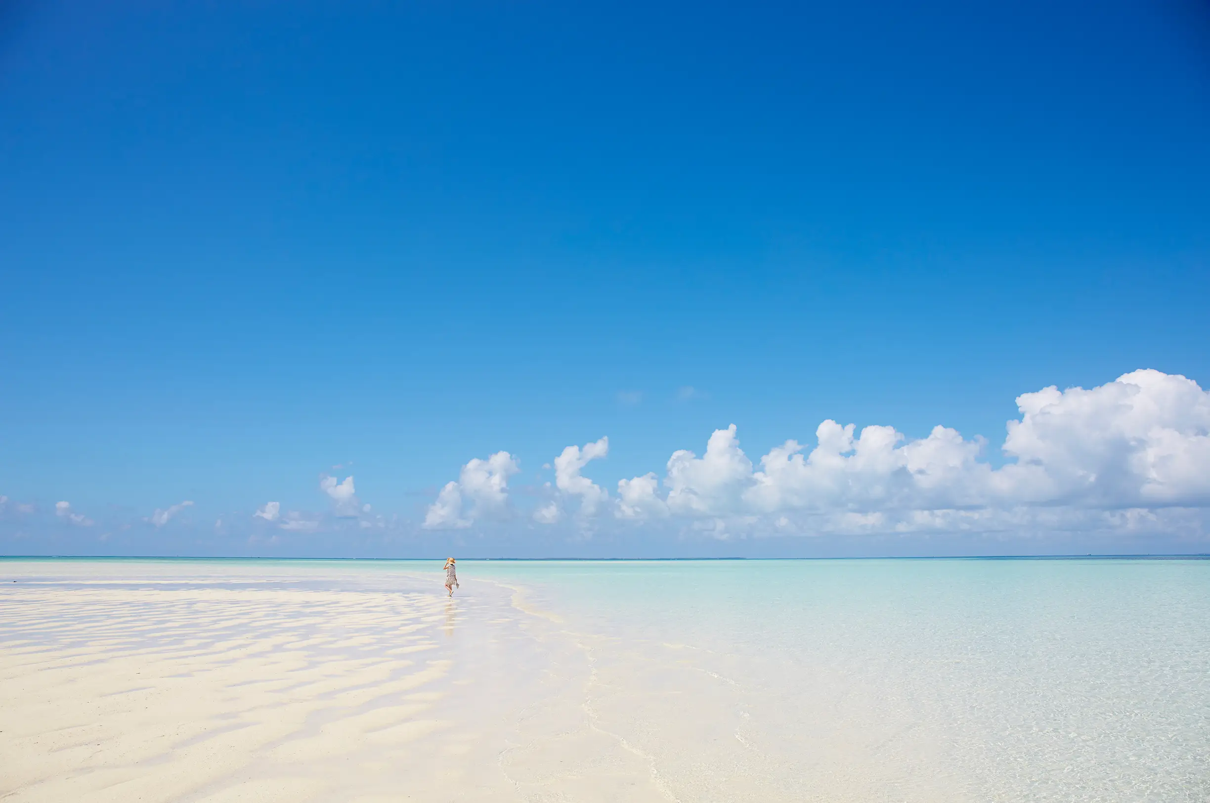 写真：竹富島の浅瀬
