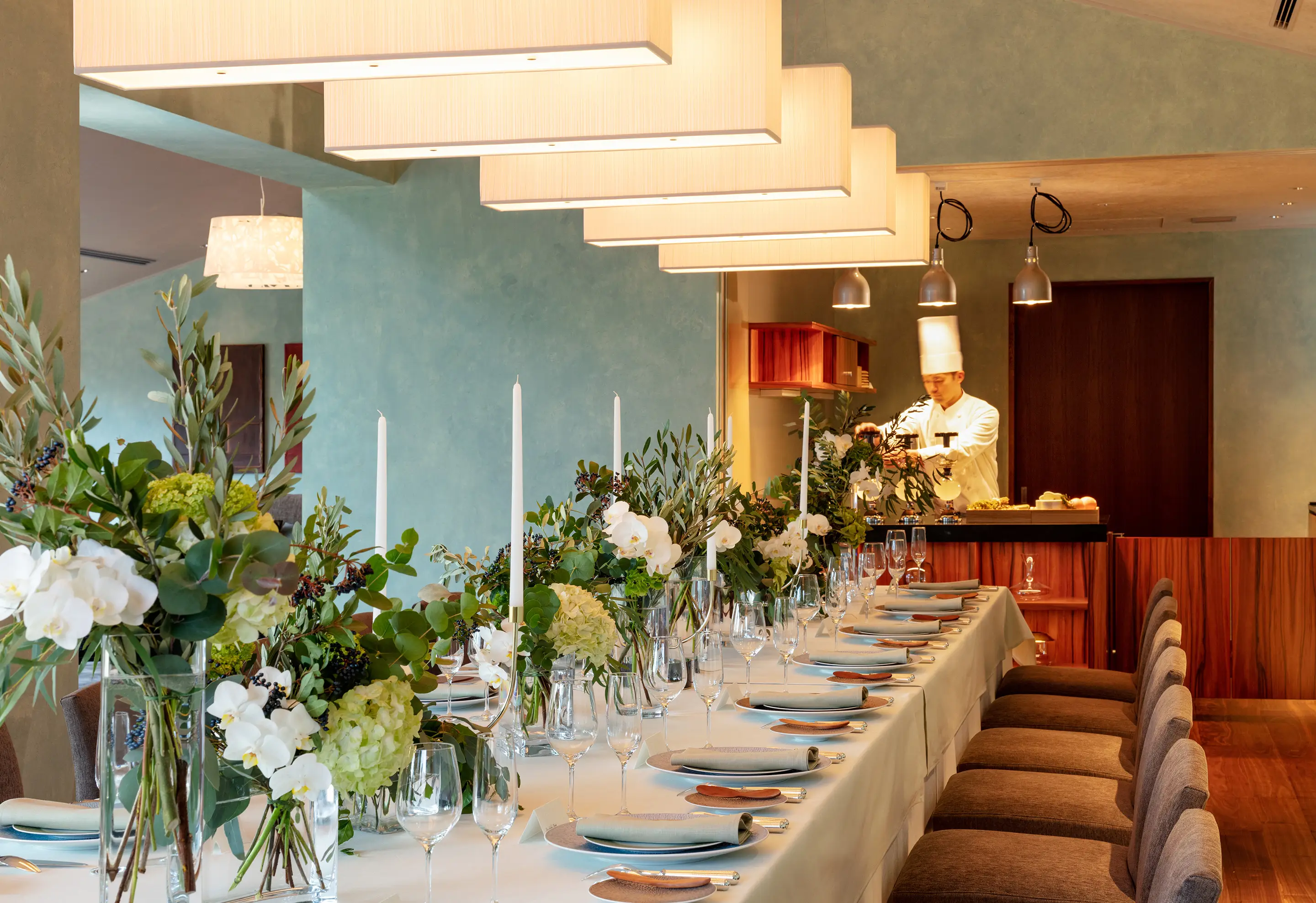 写真：私たちの専属シェフ、たのもしい！